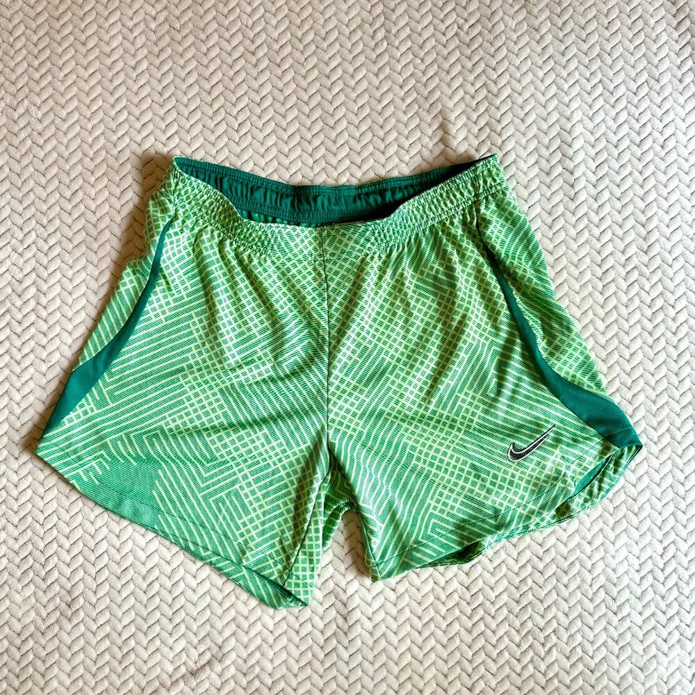 New Nike Dri-Fit Strike Soccer Football Shorts Green Women's Large